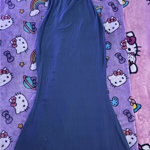 SHEIN Navy Blue Maxi Dress